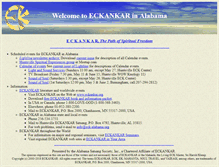 Tablet Screenshot of eck-alabama.org